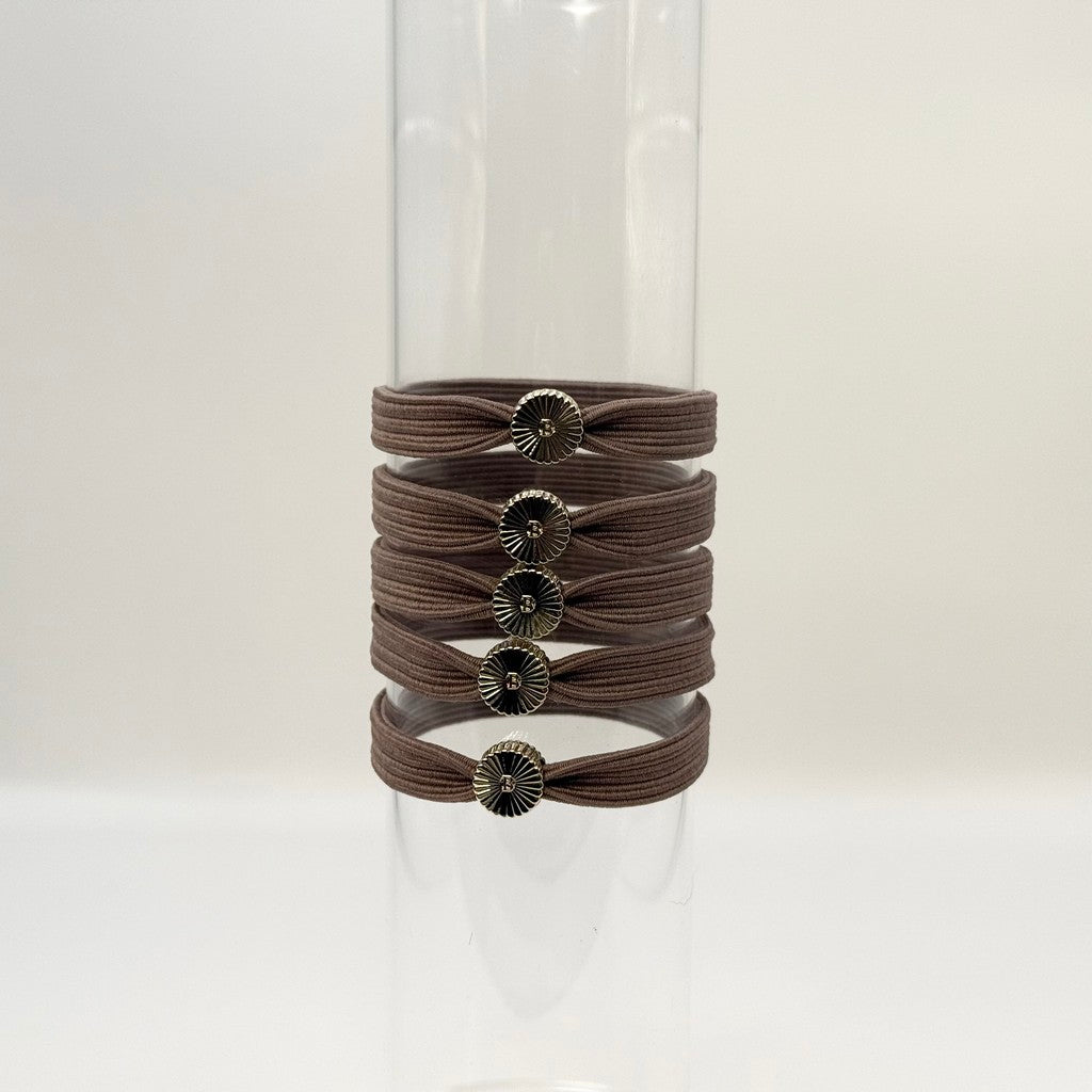 BelVu Denmark Flat hairtie Hairtie Cappuchino