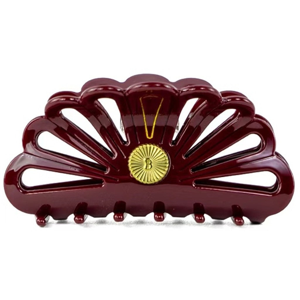BelVu Denmark Hårklemme Large Hair Claw Burgundy