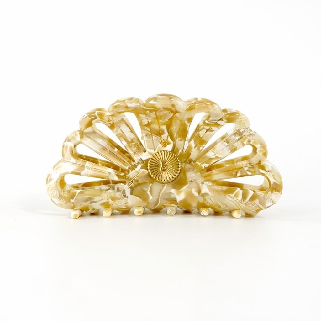 BelVu Denmark Hårklemme Large Hair Claw Pearl champagne