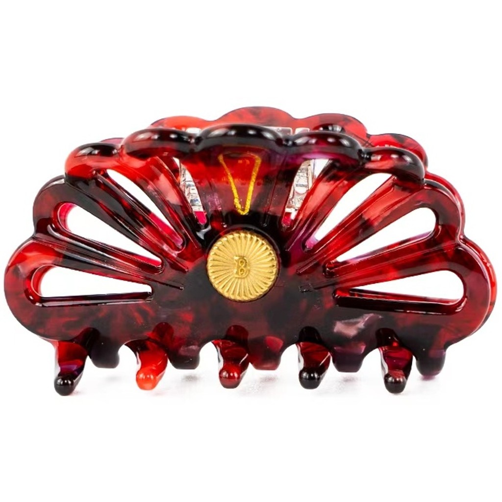 BelVu Denmark Hårklemme Medium Hair Claw Smoked Cherry