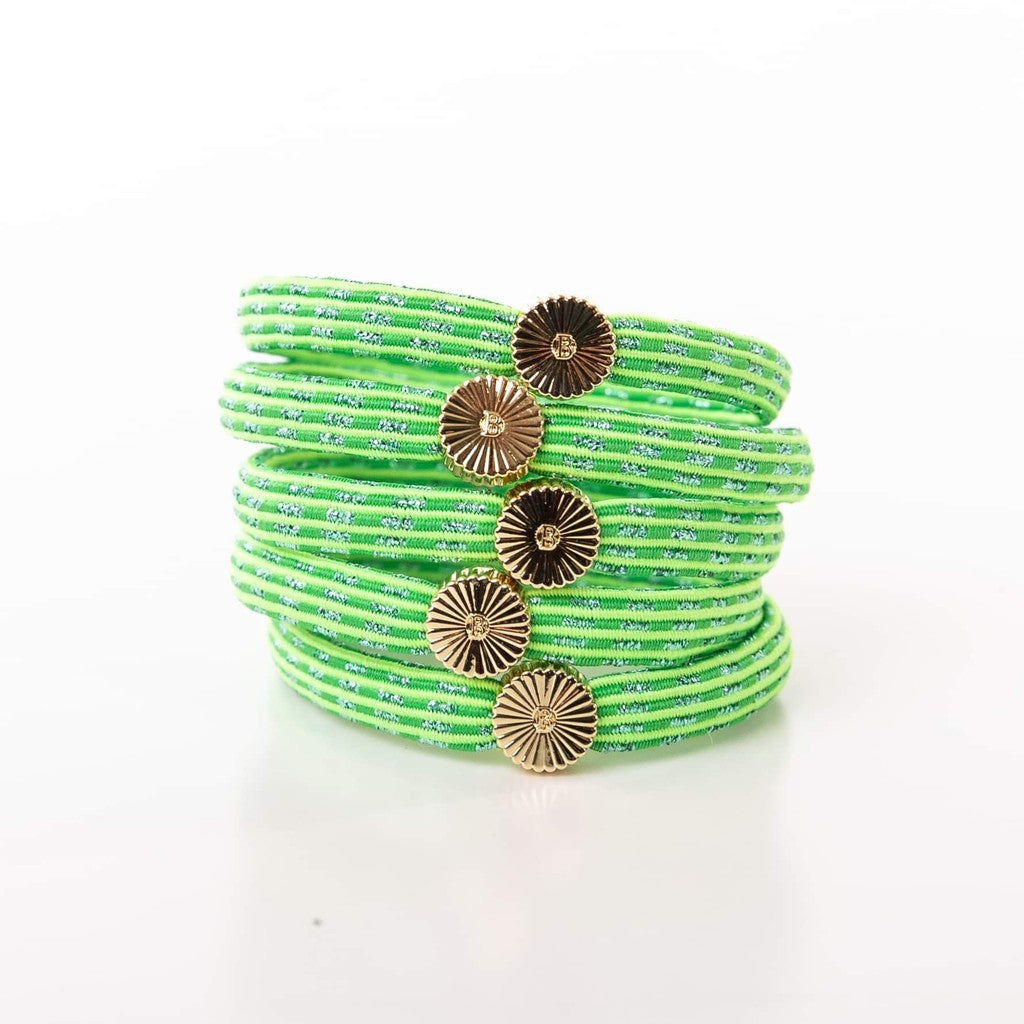 BelVu Denmark Square hairtie Hairtie Radiant Green