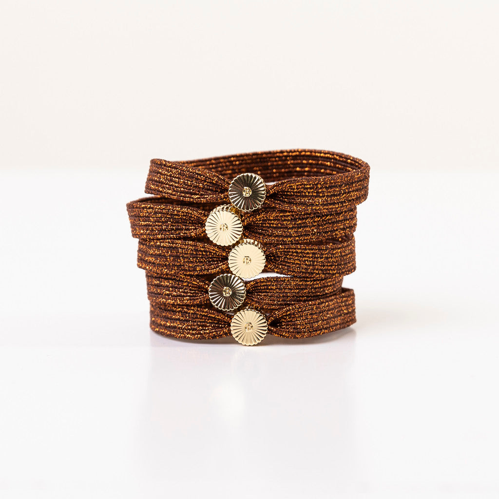 BelVu Denmark Flat hairtie Hairtie Golden Amber