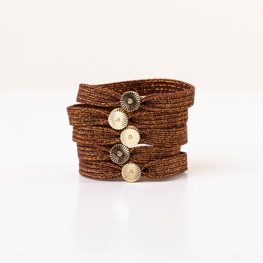 BelVu Denmark Flat hairtie Hairtie Golden Amber