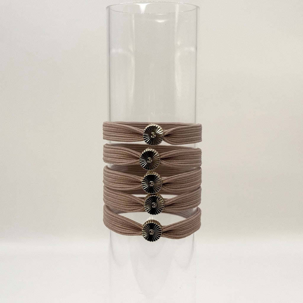 BelVu Denmark Flat hairtie Hairtie Latte