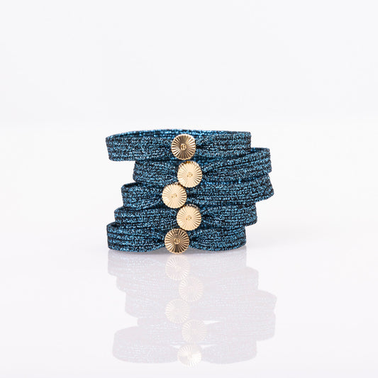 BelVu Denmark Flat hairtie Hairtie Midnight Blue