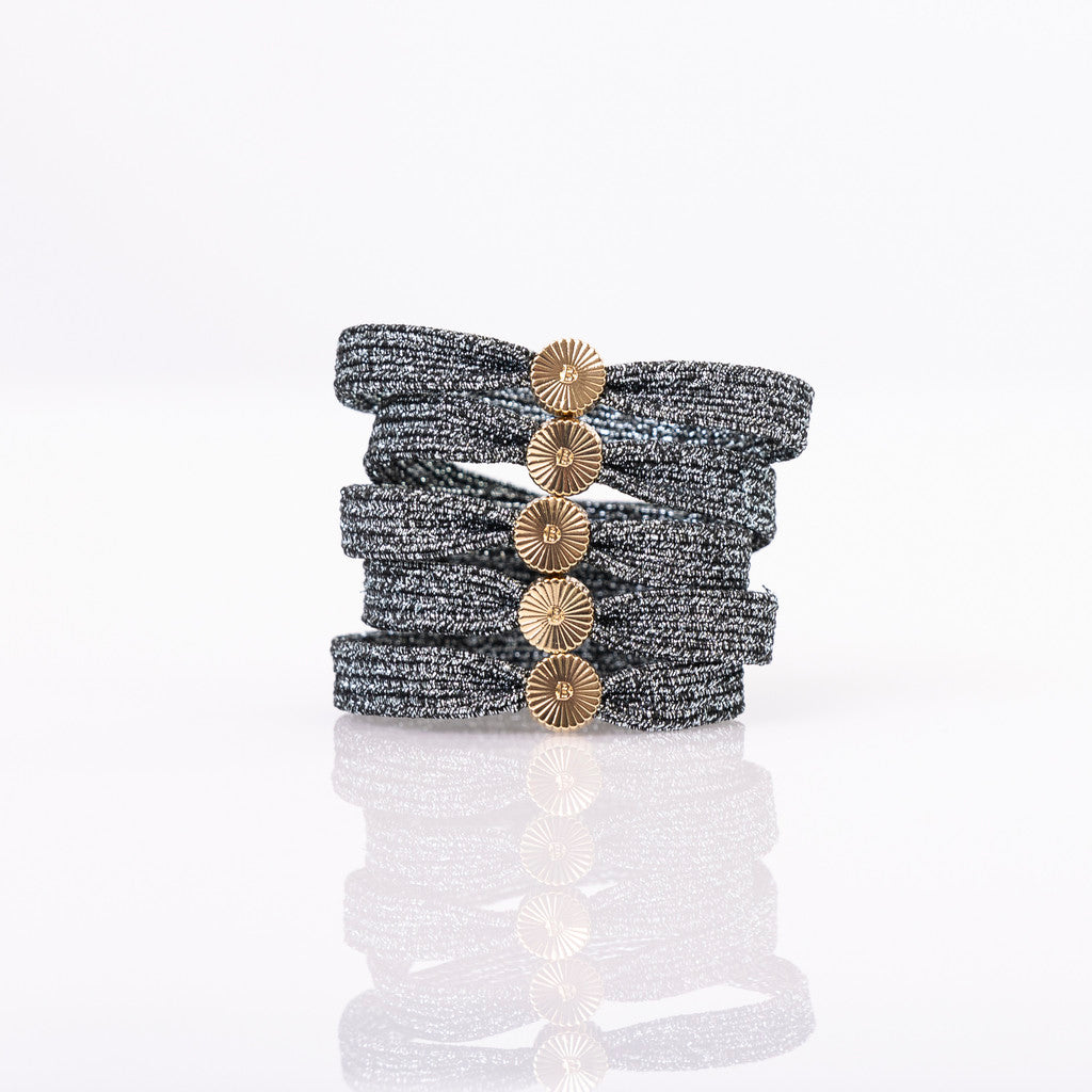 BelVu Denmark Flat hairtie Hairtie Sparkle Night