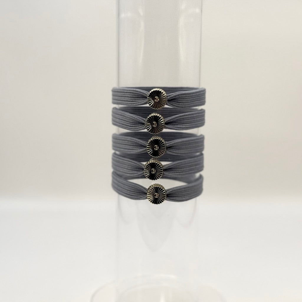 BelVu Denmark Flat hairtie Hairtie Steel Blue