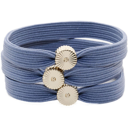 BelVu Denmark Flat hairtie Hairtie Steel Blue