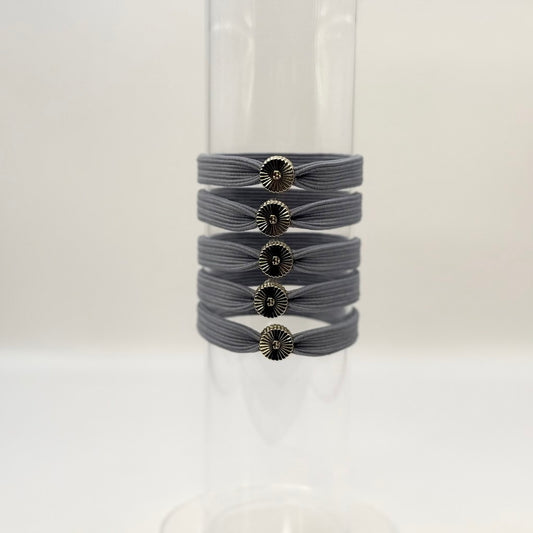 BelVu Denmark Flat hairtie Hairtie Steel Blue