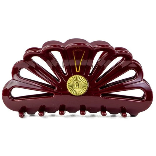 BelVu Denmark Hårklemme Large Hair Claw Burgundy