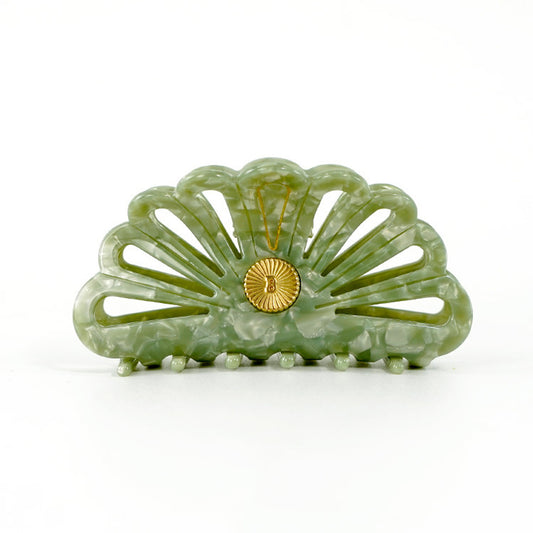 BelVu Denmark Hårklemme Large Hair Claw Jade green