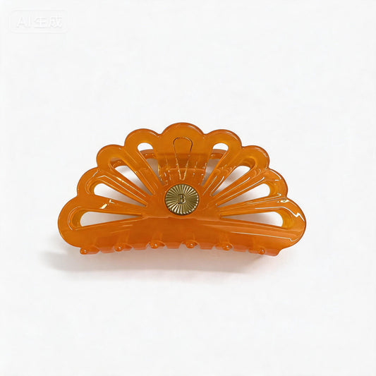 BelVu Denmark Hårklemme Large Hair Claw Oranje