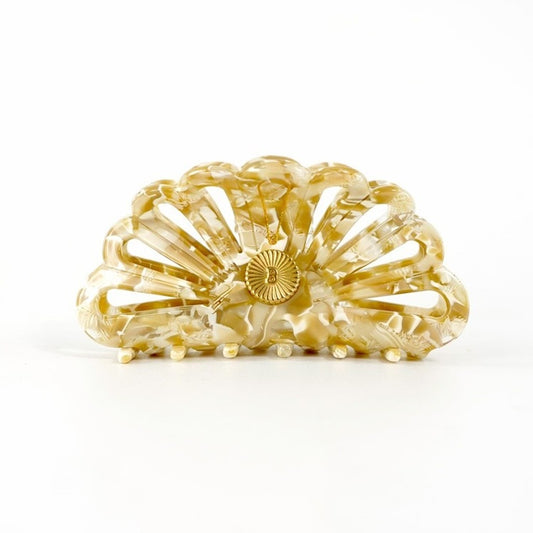 BelVu Denmark Hårklemme Large Hair Claw Pearl champagne