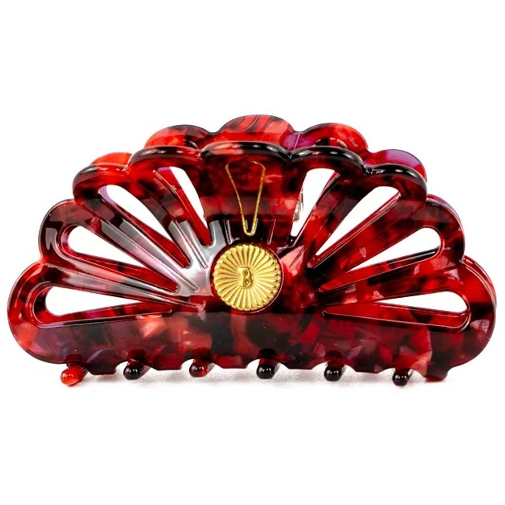 BelVu Denmark Hårklemme Large Hair Claw Smoked Cherry