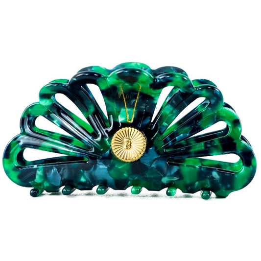 BelVu Denmark Hårklemme Large Hair Claw Voltage Green