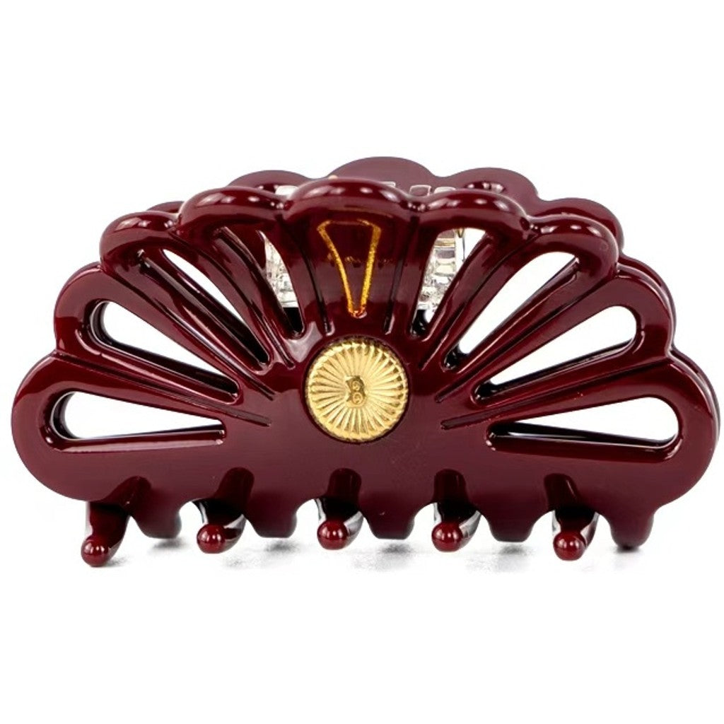BelVu Denmark Hårklemme Medium Hair Claw Burgundy