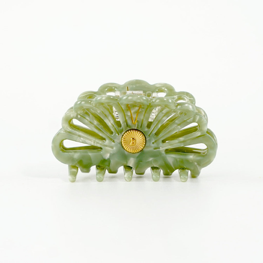 BelVu Denmark Hårklemme Medium Hair Claw Jade green
