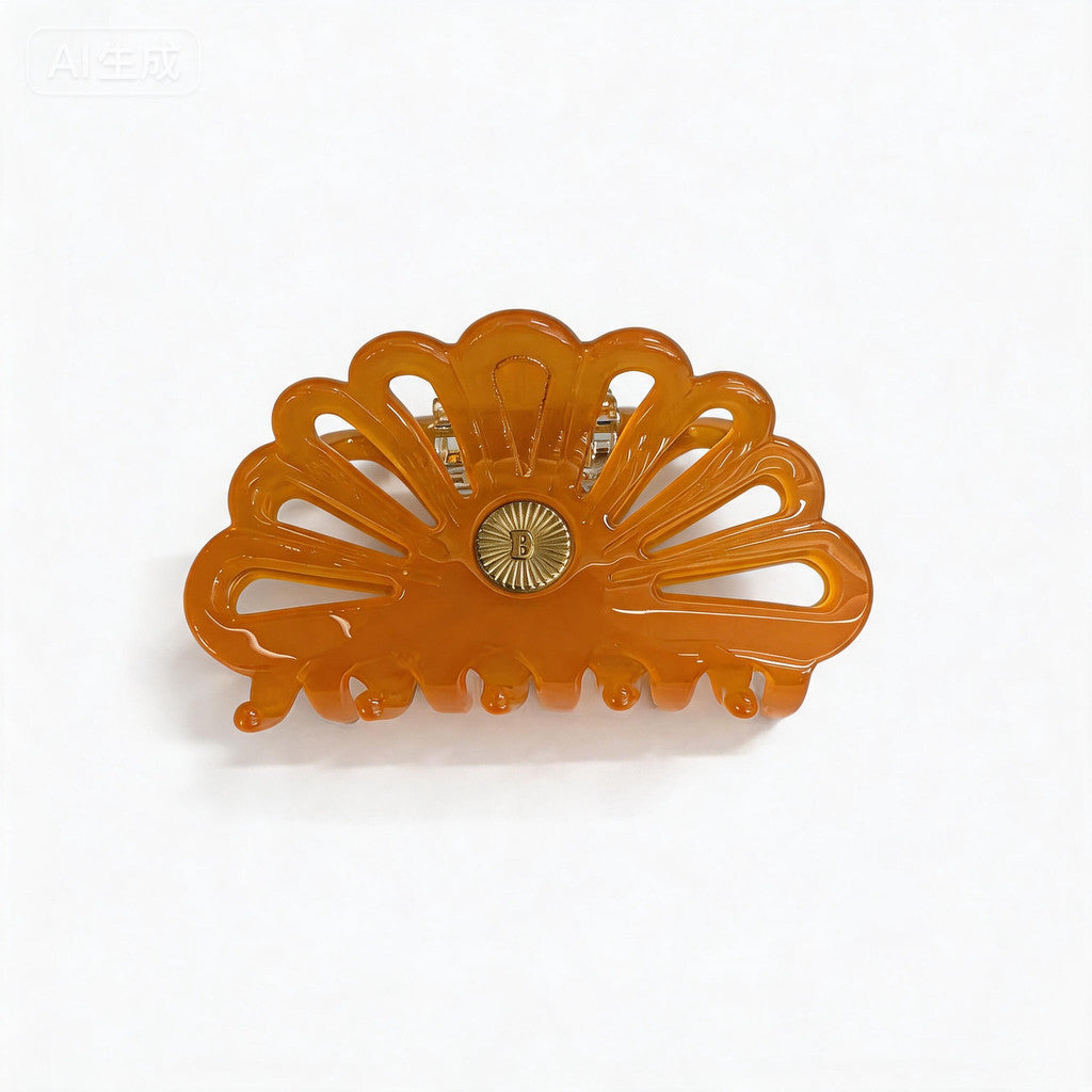 BelVu Denmark Hårklemme Medium Hair Claw Oranje