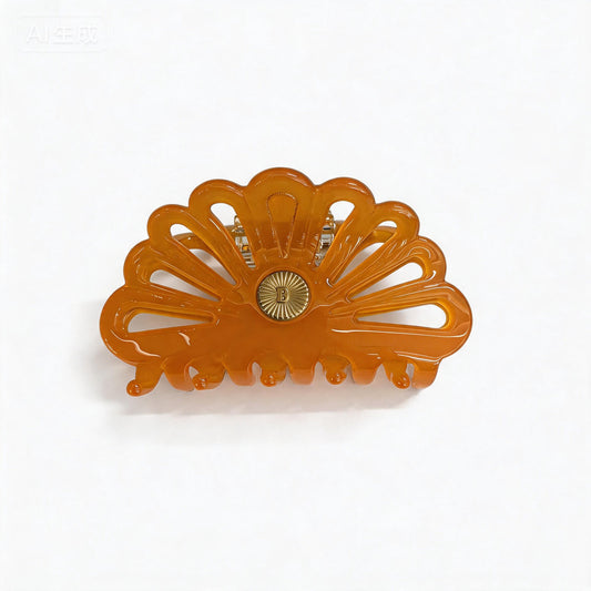BelVu Denmark Hårklemme Medium Hair Claw Oranje
