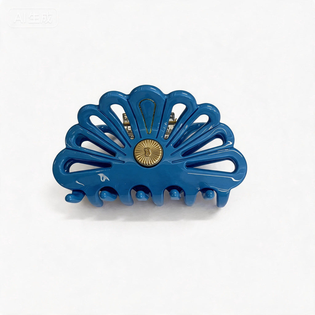 BelVu Denmark Hårklemme Medium Hair Claw Sky Blue