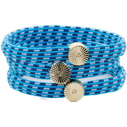 BelVu Denmark Square hairtie Hairtie Mediterranian Shimmer