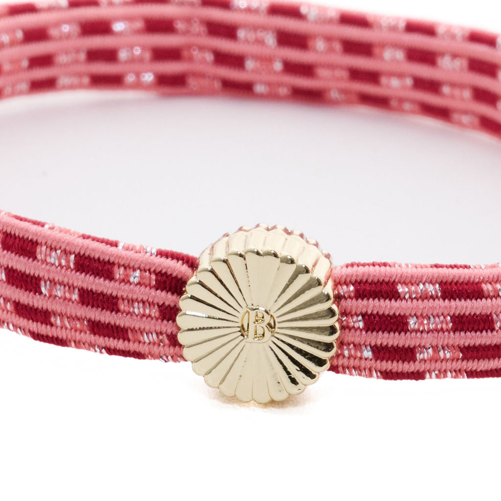 BelVu Denmark Square hairtie Hairtie Strawberry Cream