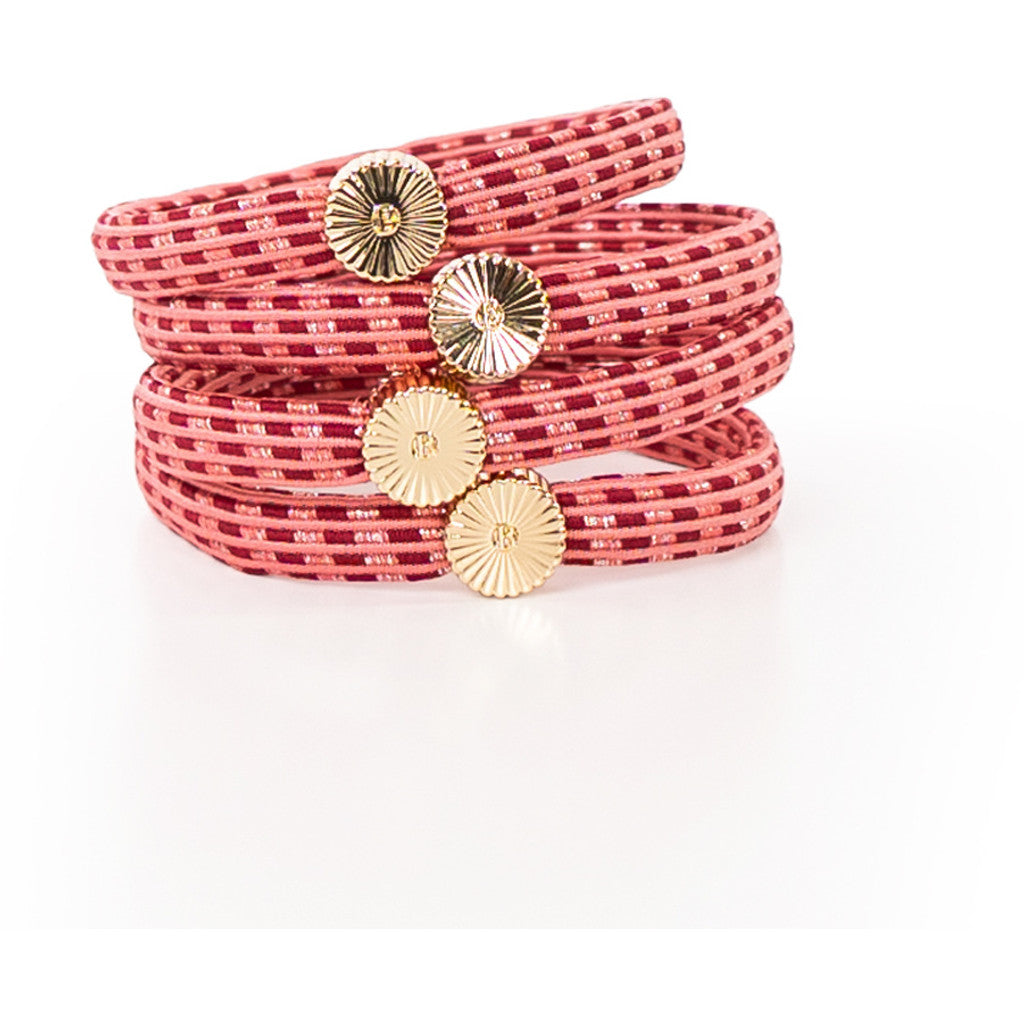 BelVu Denmark Square hairtie Hairtie Strawberry Cream